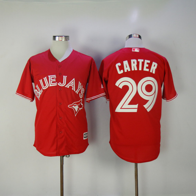 2017 MLB Toronto Blue Jays #29 Carter Red Game Jerseys